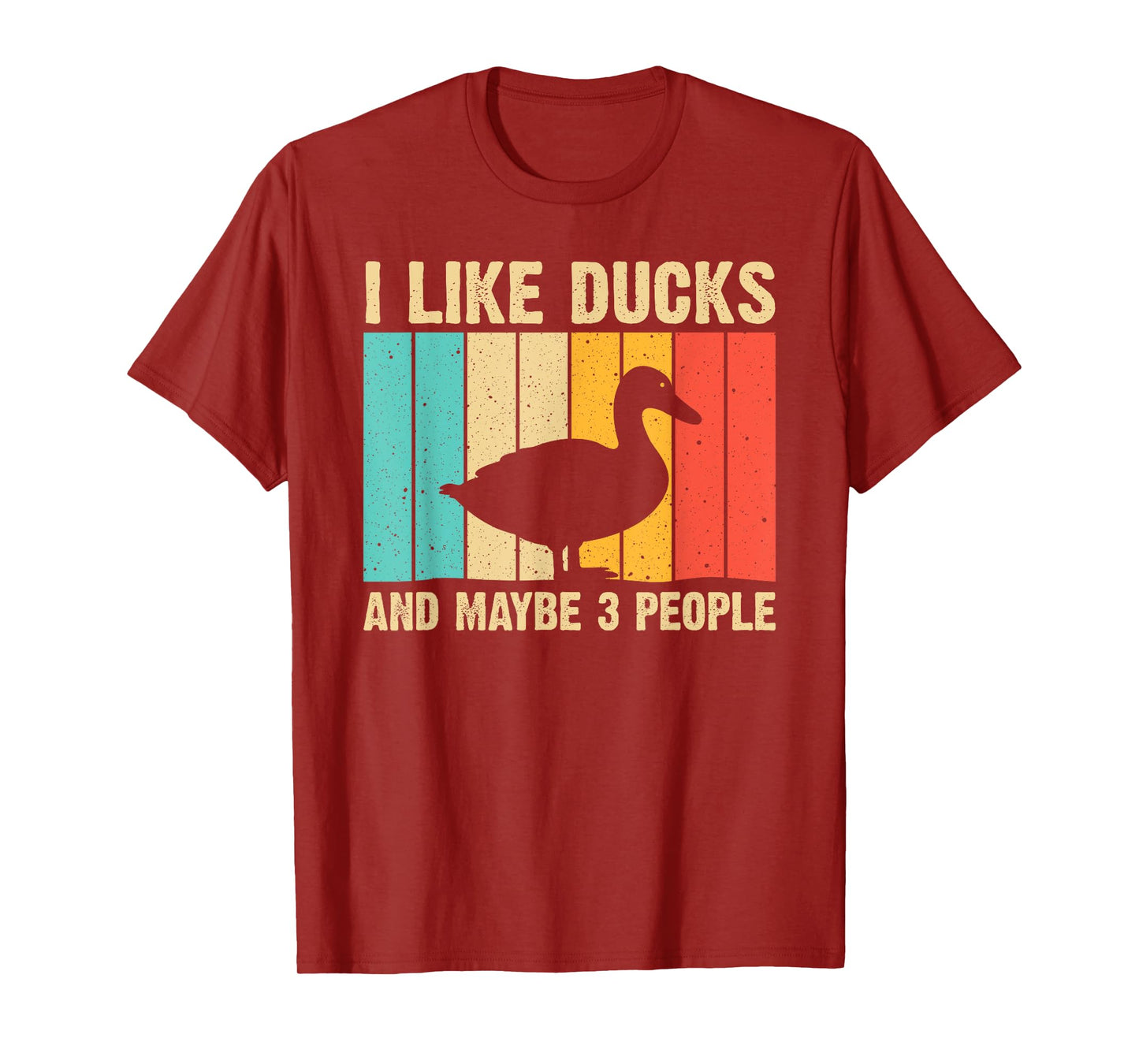 Vintage Duck Design For Duck Lovers Men Women Mallard Drake T-Shirt