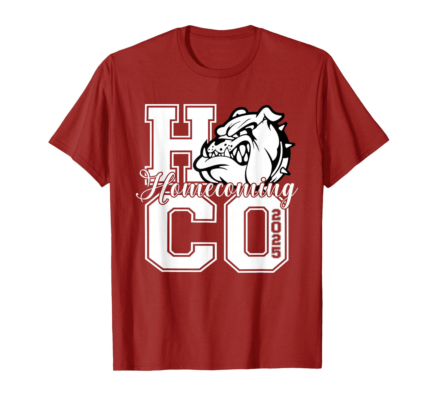 HOCO 2025 Homecoming Bulldog School Spirit Alumni Game Day T-Shirt