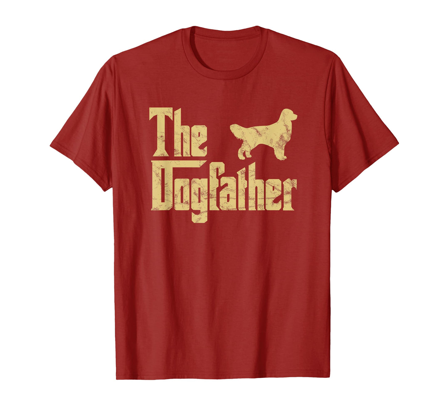 The Dogfather Golden Retriever Funny Dog Owner T-Shirt for Men Women Kids