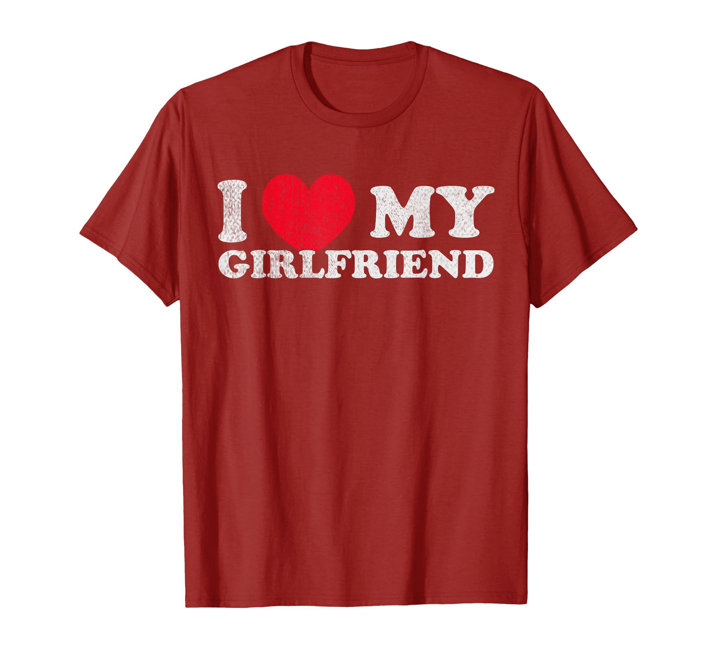 I love my Girlfriend I Red heart My Girlfriend GF Lovebirds T-Shirt