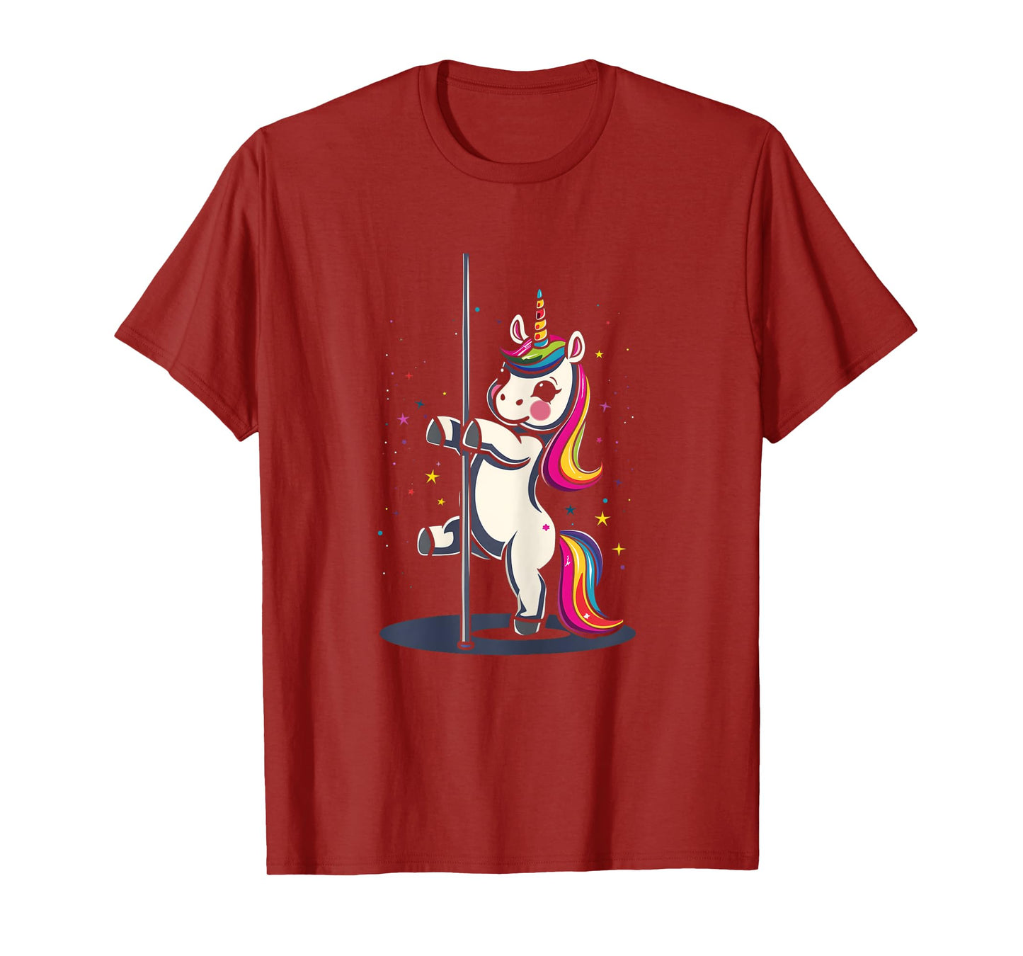 Pole Dance Dancing Unicorn Exotic Dancer Cute T-Shirt