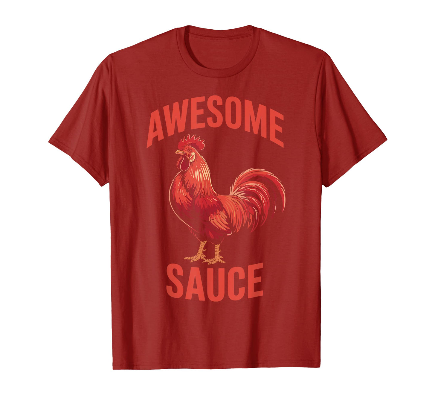 Awesome Sauce Rooster Shirt Funny Chicken Humor Vintage T-Shirt