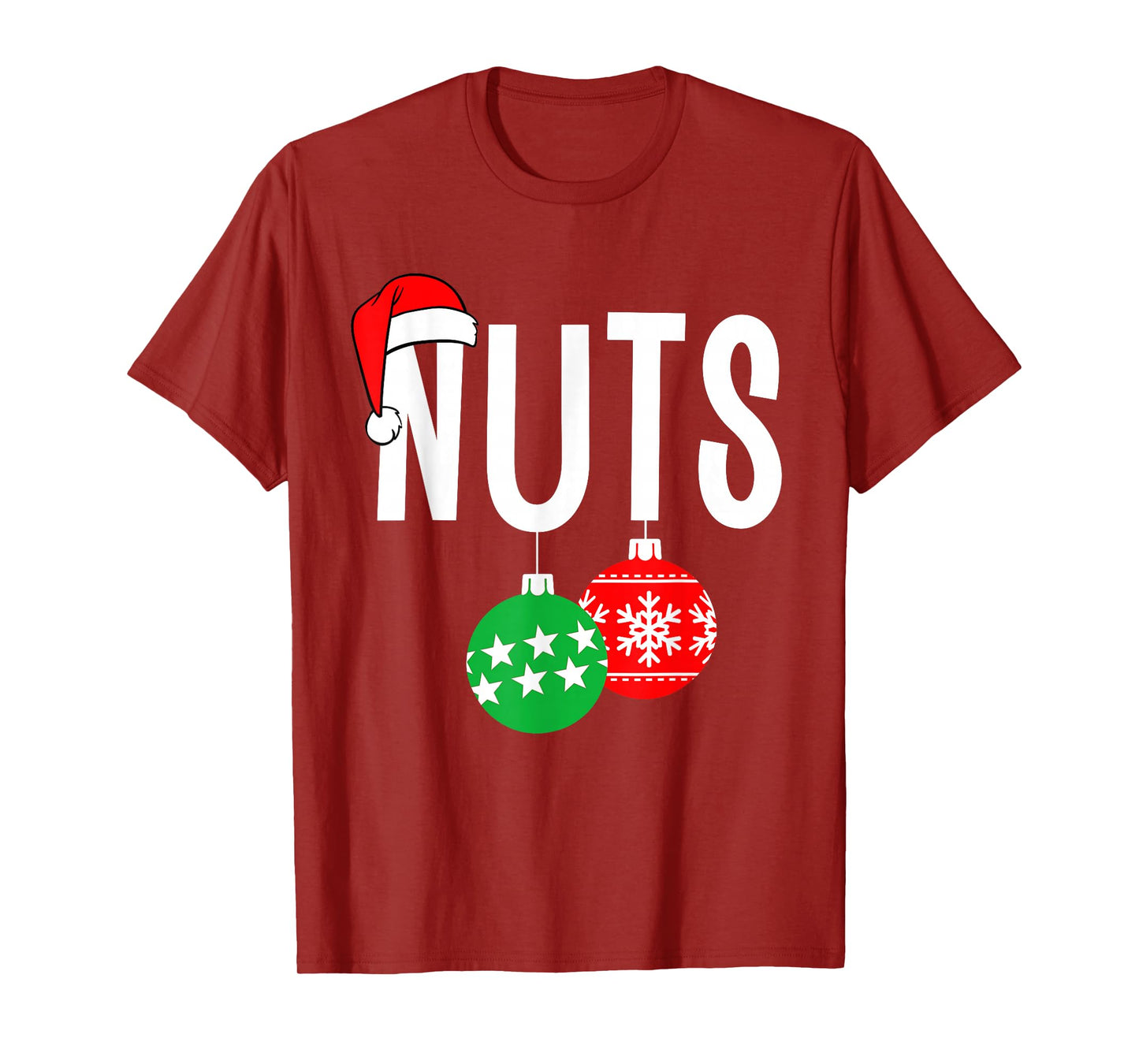 Chest Nuts Matching Chestnuts Funny Christmas Couples Nuts T-Shirt