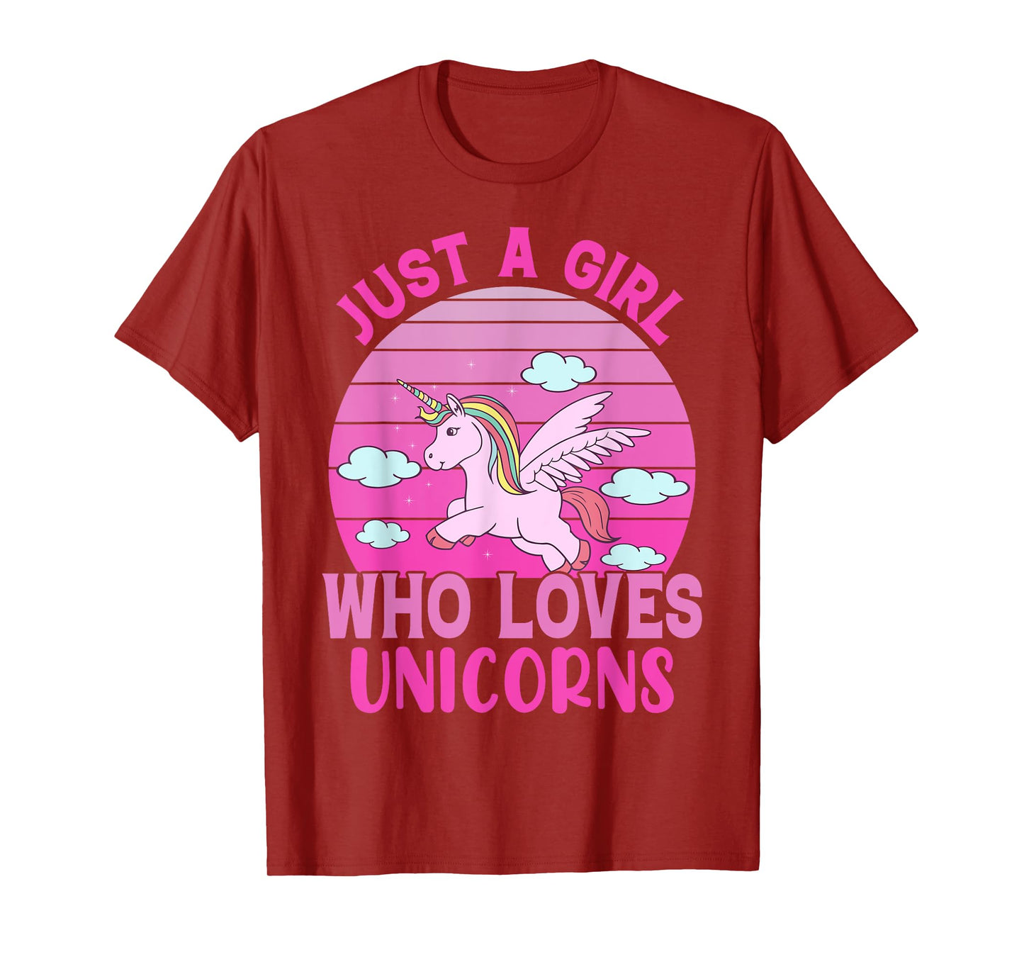 Just A Girl Who Loves Unicorns T-Shirt
