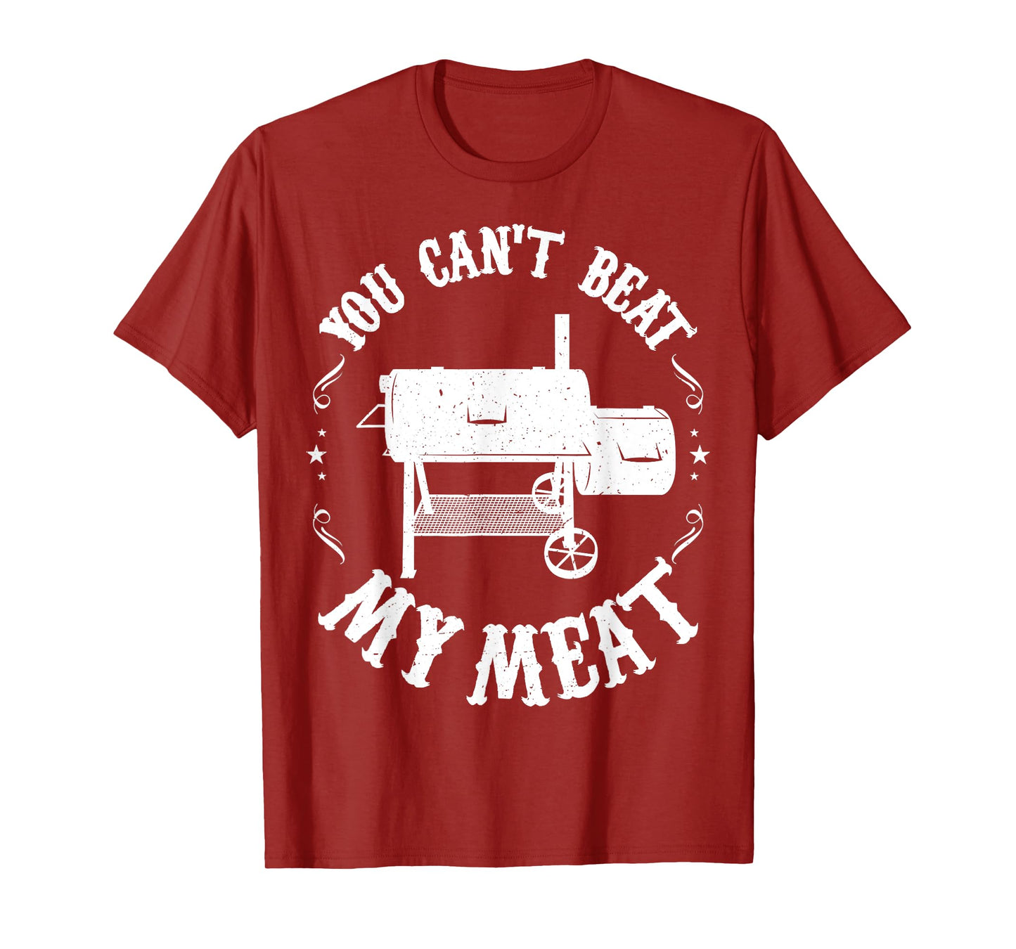 Funny BBQ Pit Reverse Flow Smoker Accessory Dad Grill T-Shirt