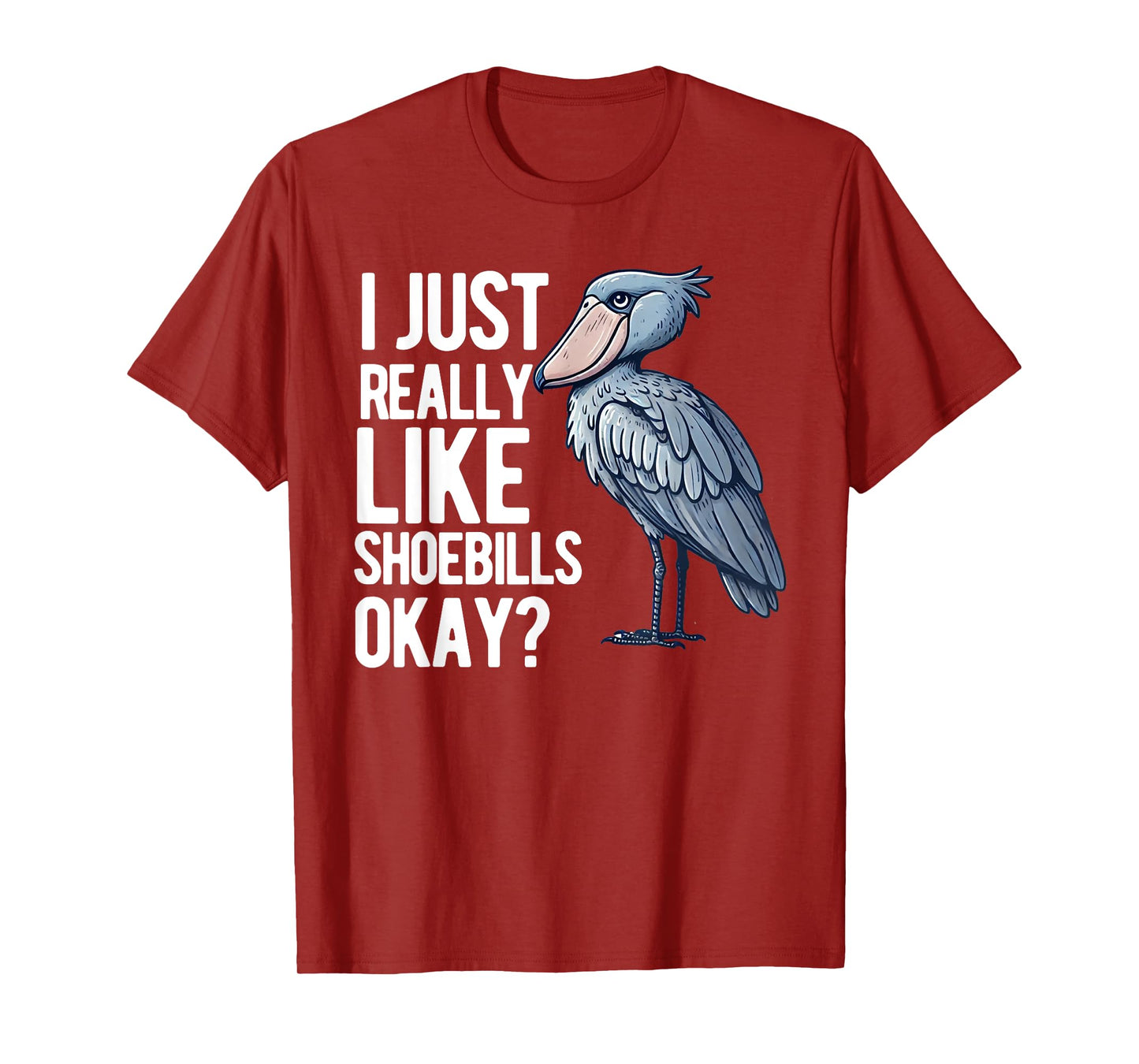 Shoebill Stork Bird Shoe-billed Stork Women Men Whaleheads T-Shirt