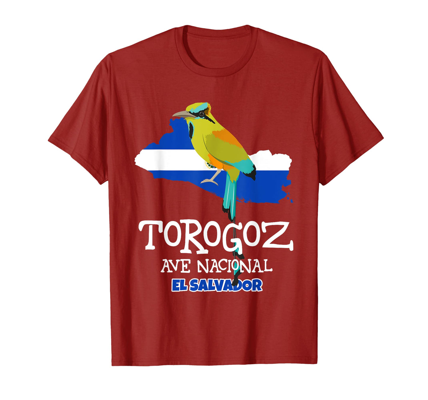 Torogoz Ave Nacional El Salvadorian Gifts National Bird T-Shirt