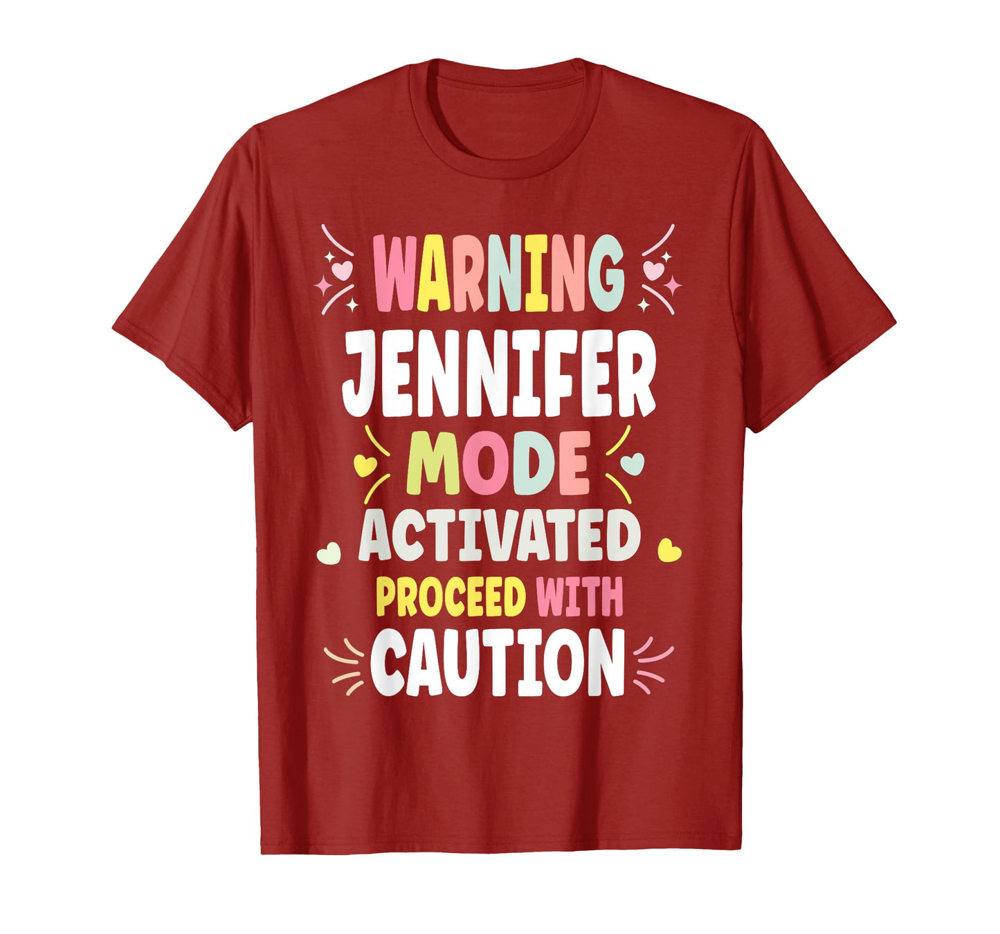 JENNIFER Personalized Women's Gift Custom JENNIFER T-Shirt