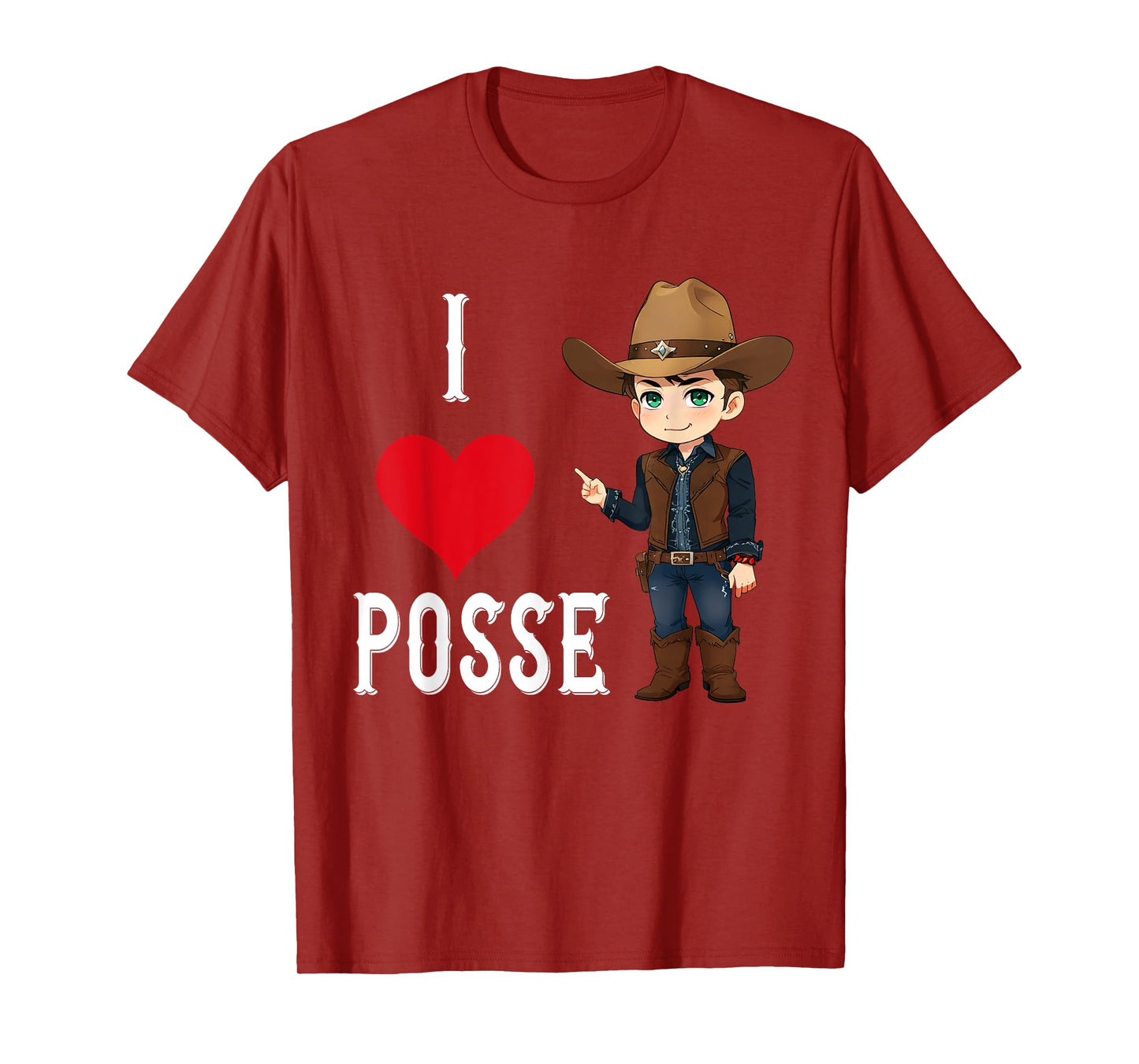 I Love Posse Funny Cowboy Dean SPN 18+ T-Shirt