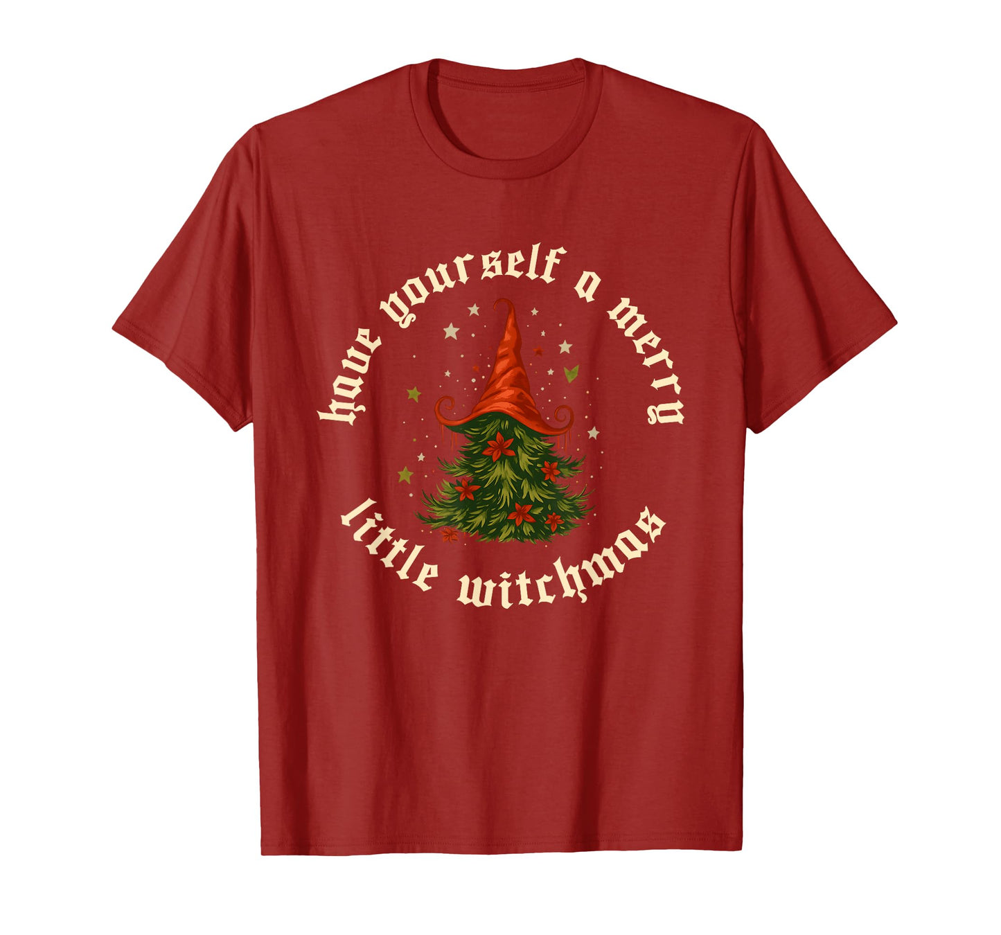 Have Yourself A Merry Little Witchmas Funny Xmas Christmas T-Shirt
