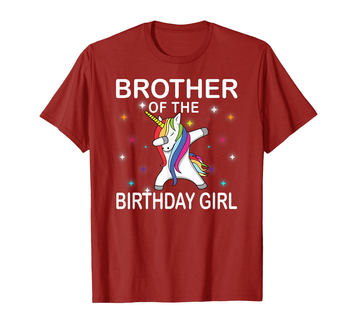 Unicorn Brother of The Birthday Girl Unicorn Dabbing Party T-Shirt