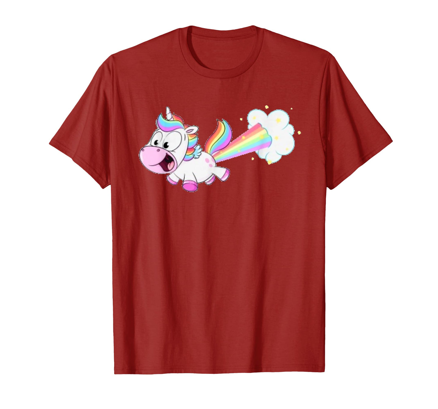 Farting Unicorn T shirt Funny Rainbow Farts T-Shirt