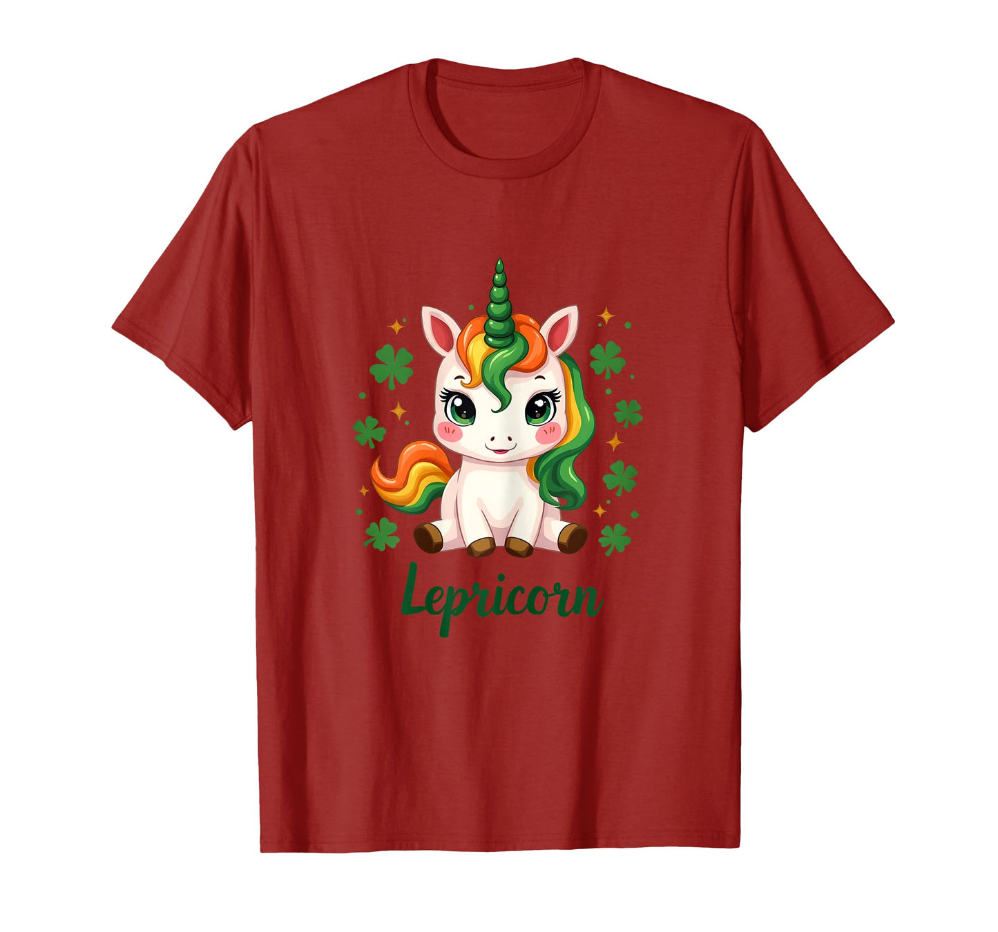 St Patricks Day Unicorn Cute Saint Pattys Girls Lepricorn T-Shirt