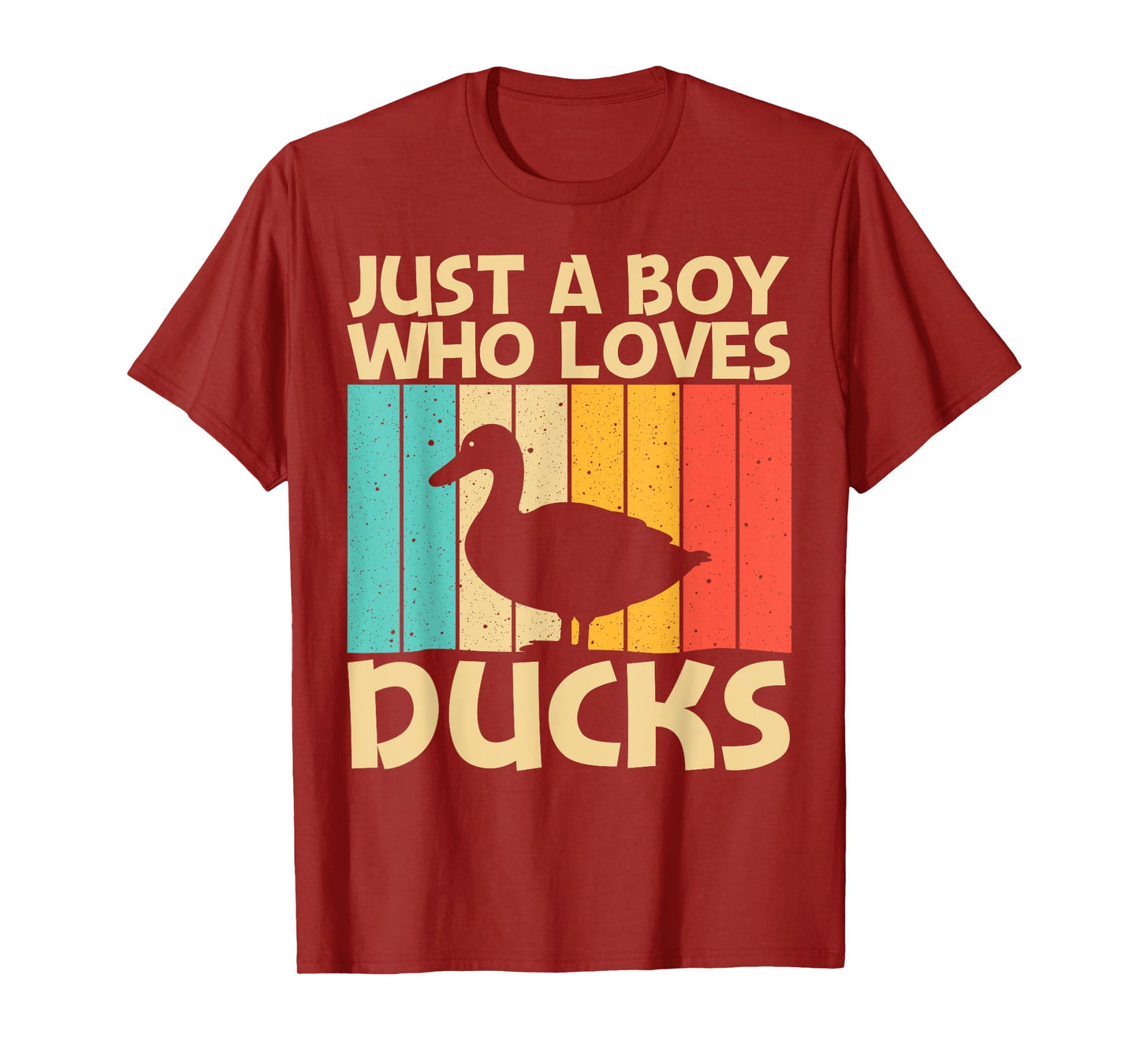 Funny Duck Design For Boys Kids Duck Farmer Hunting Lovers T-Shirt