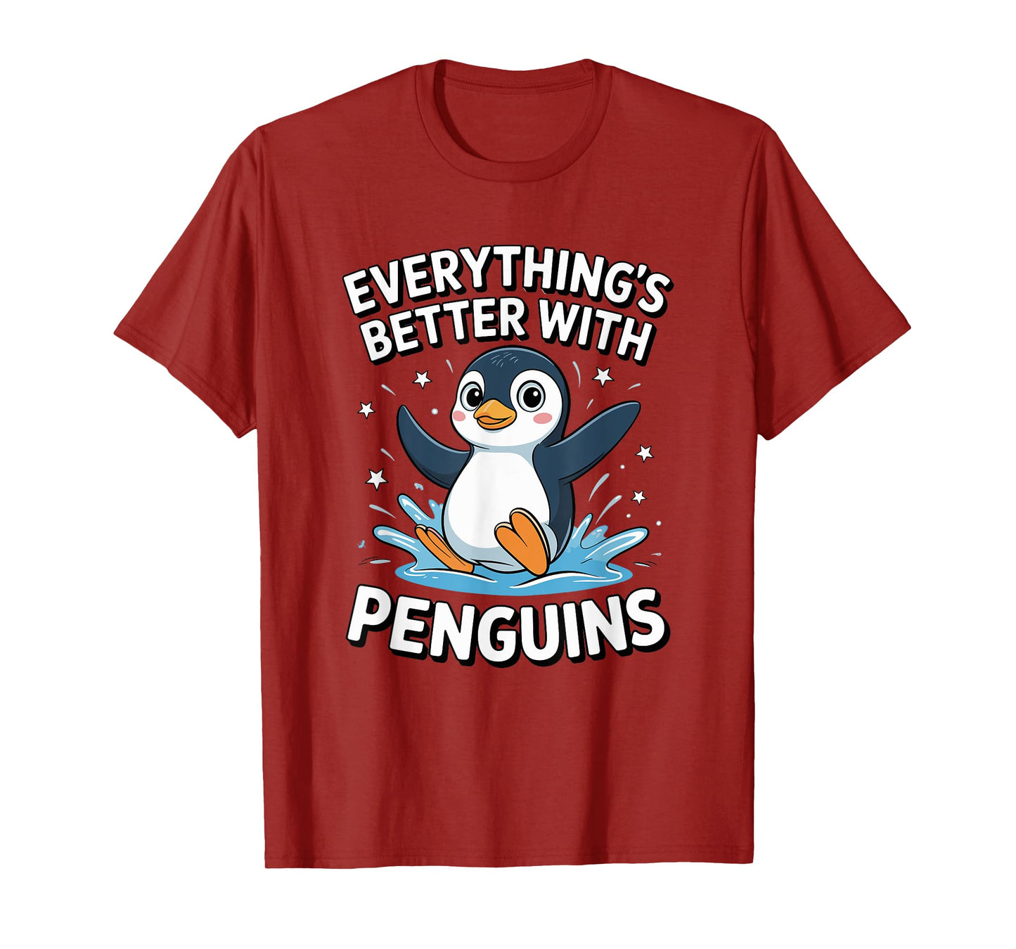 Cute Penguin Lover Adults or Kids Boys Girls Penguins T-Shirt