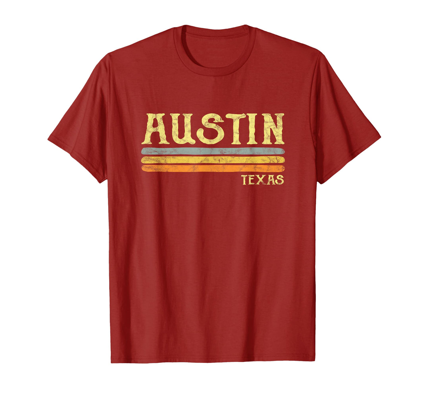 Vintage Austin Texas Tx T-shirt Retro Love Gift Souvenir T-Shirt