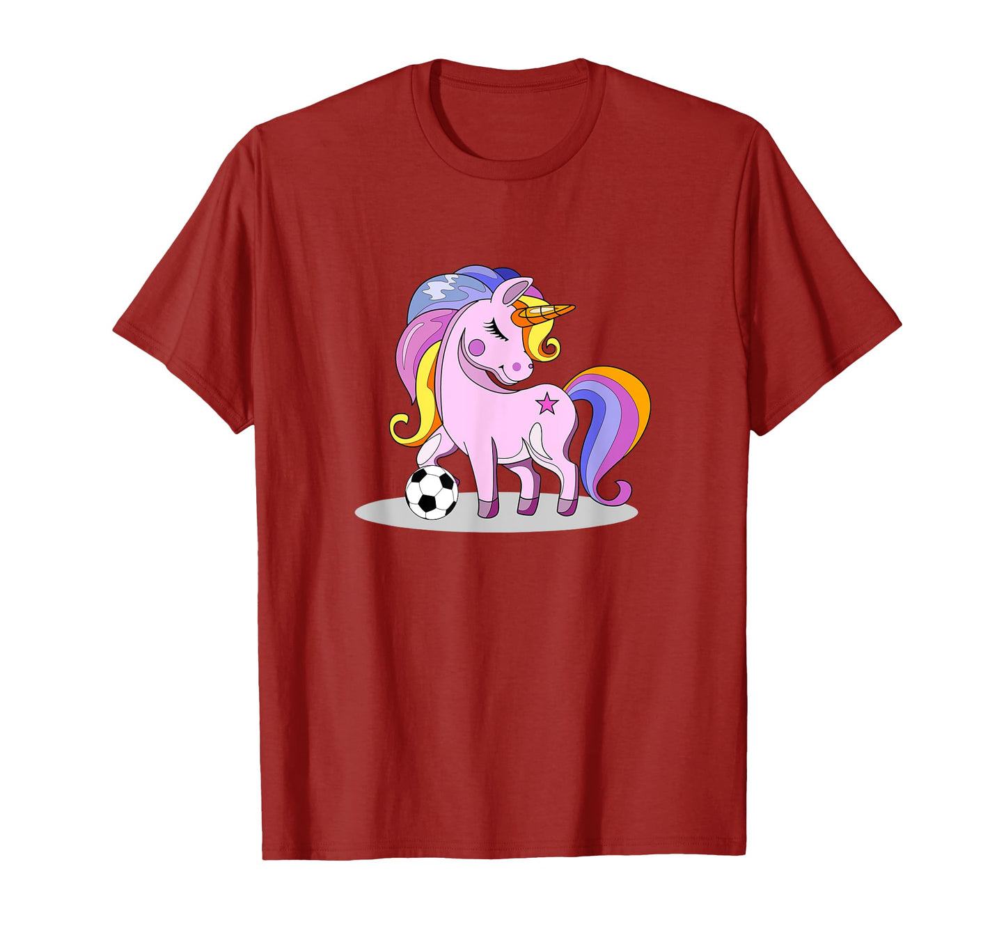 Unicorn Themed Soccer Girl Gifts For Soccer Mom T-Shirt