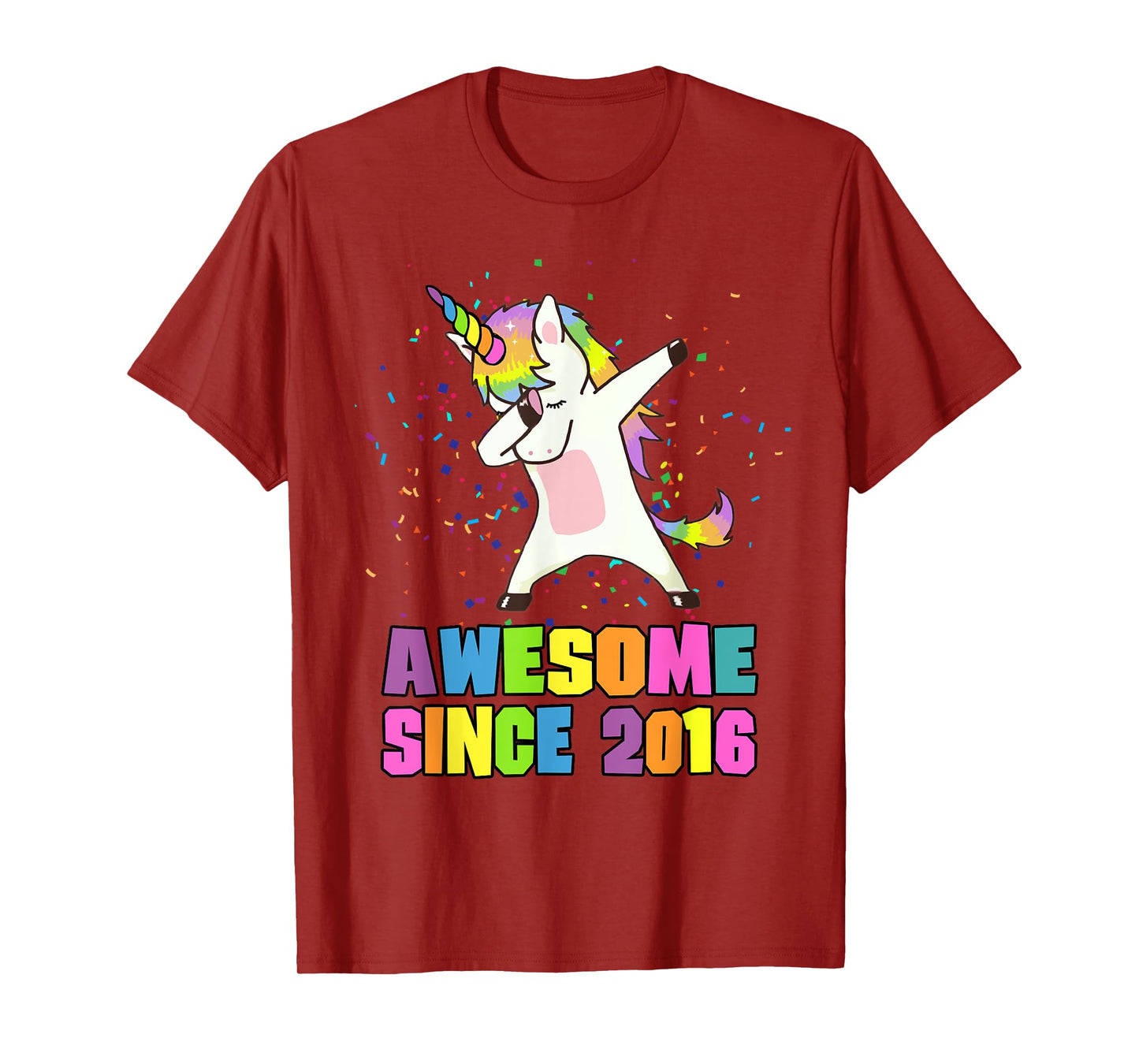 Awesome Since 2016 Unicorn T-Shirt