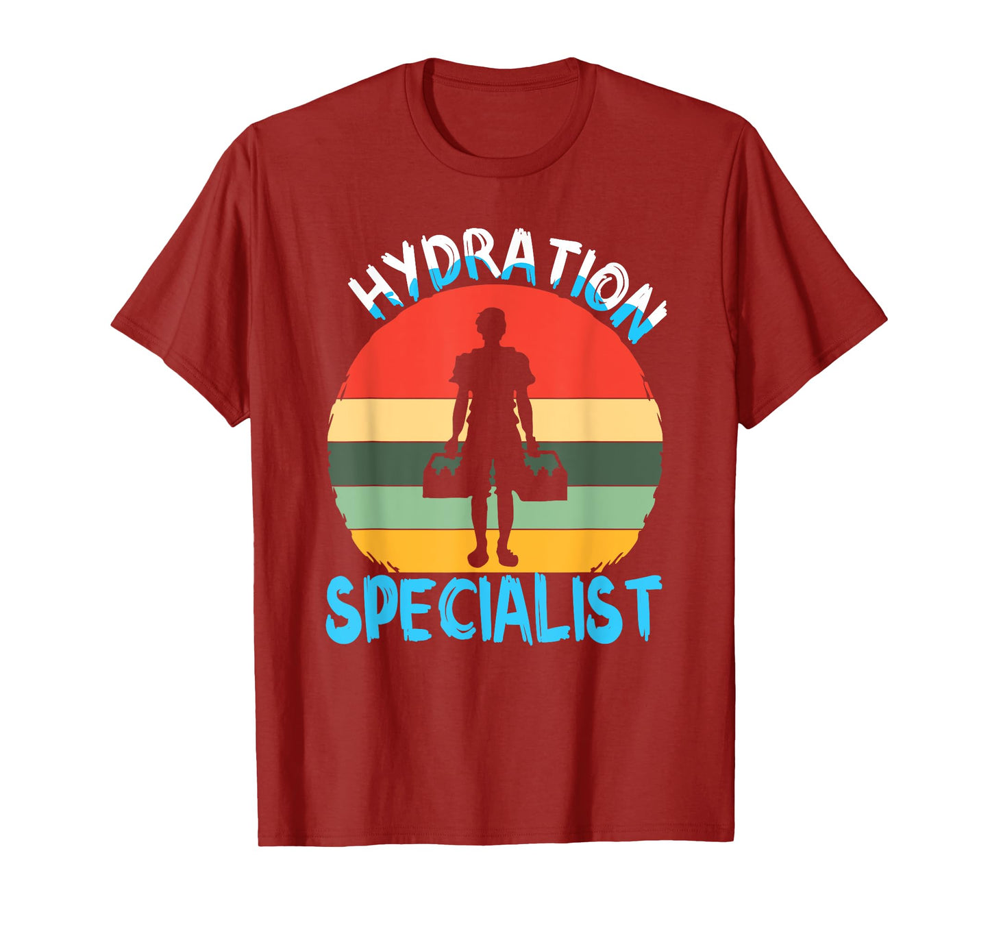 Hydration Specialist Team Manager Football Hydrated Waterboy T-Shirt