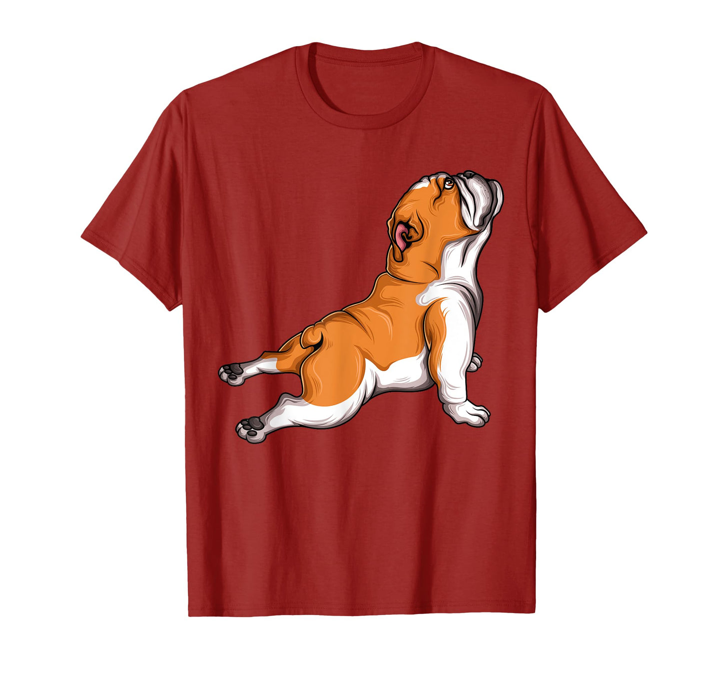 English Bulldog Yoga Dog Lover Namaste Funny Womens Gift T-Shirt