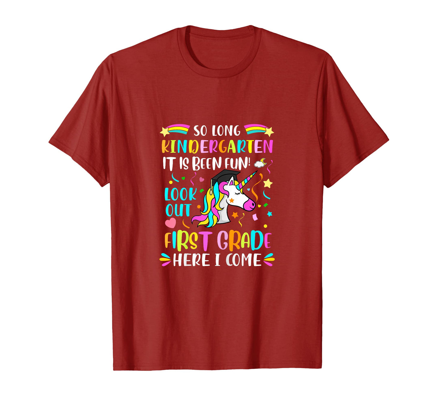 So Long Kindergarten Hello 1st Grade T-Shirt