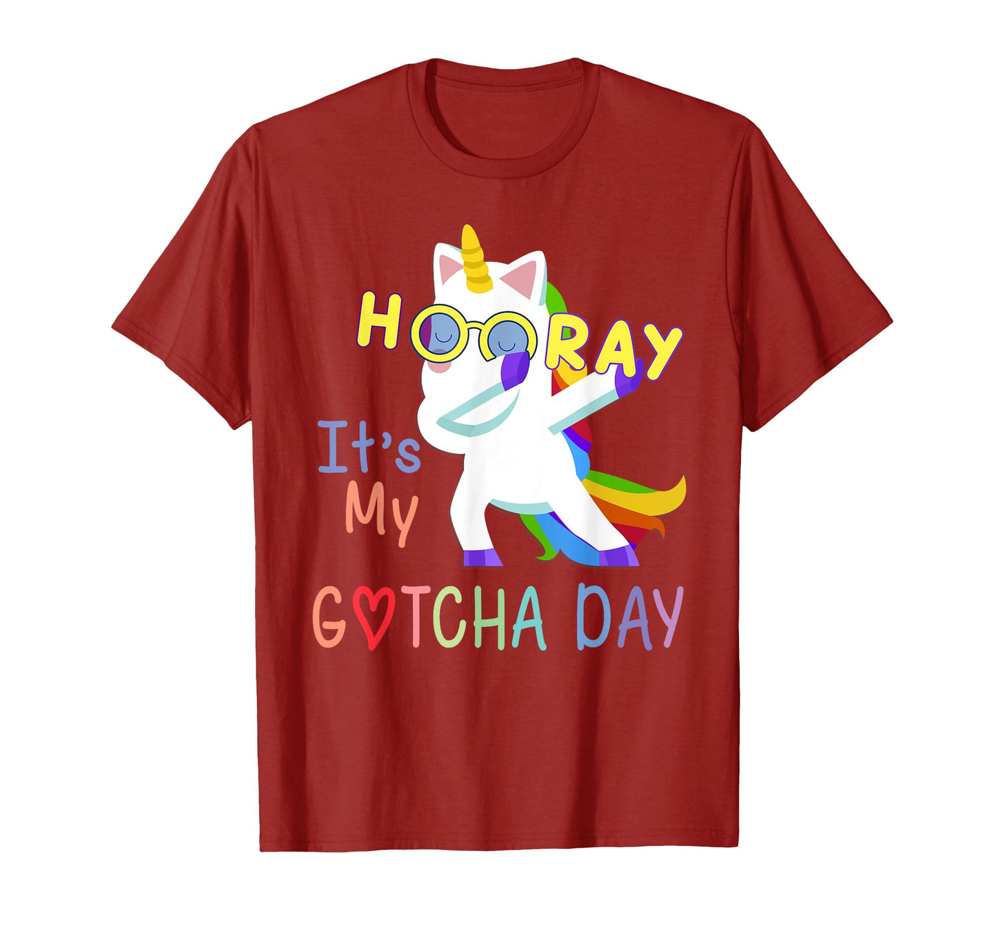 foster child adoption gifts Hooray It's My Gotcha Day kids T-Shirt