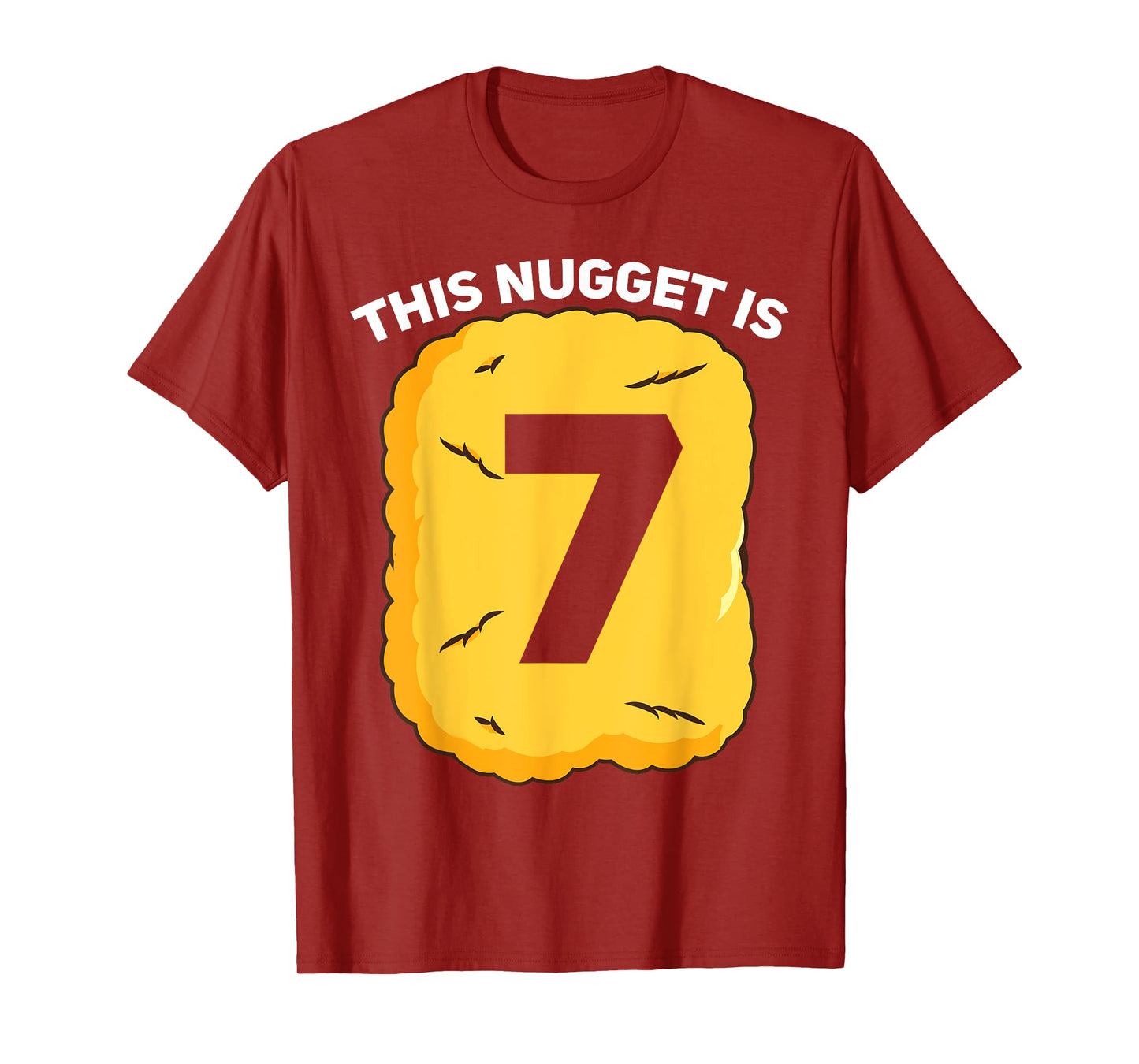 7 Year Old Chicken Nugget Birthday Party T-Shirt