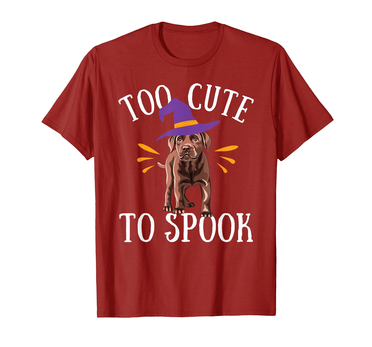 Chocolate Lab Cute Funny Halloween Dog Costume Labrador Men Women Kids T-Shirt