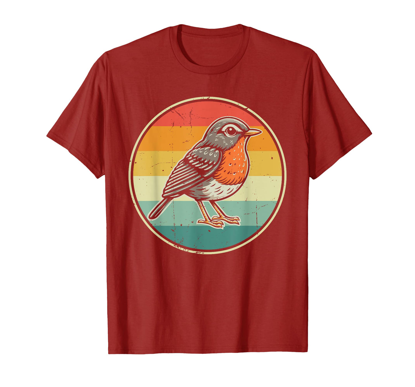 American Robin Retro T-Shirt