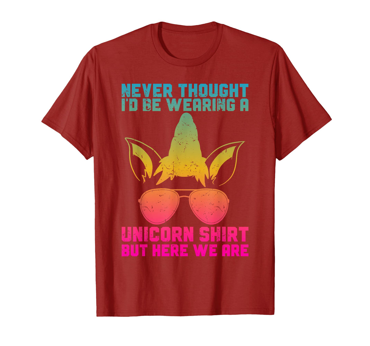 Fathers Day I Wear A Unicorn Shirt Dadacorn Funny T-Shirt