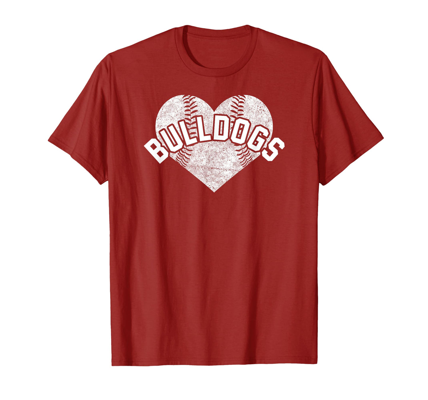 Bulldogs Baseball Softball Shirt High School Team Mascot Mom T-Shirt