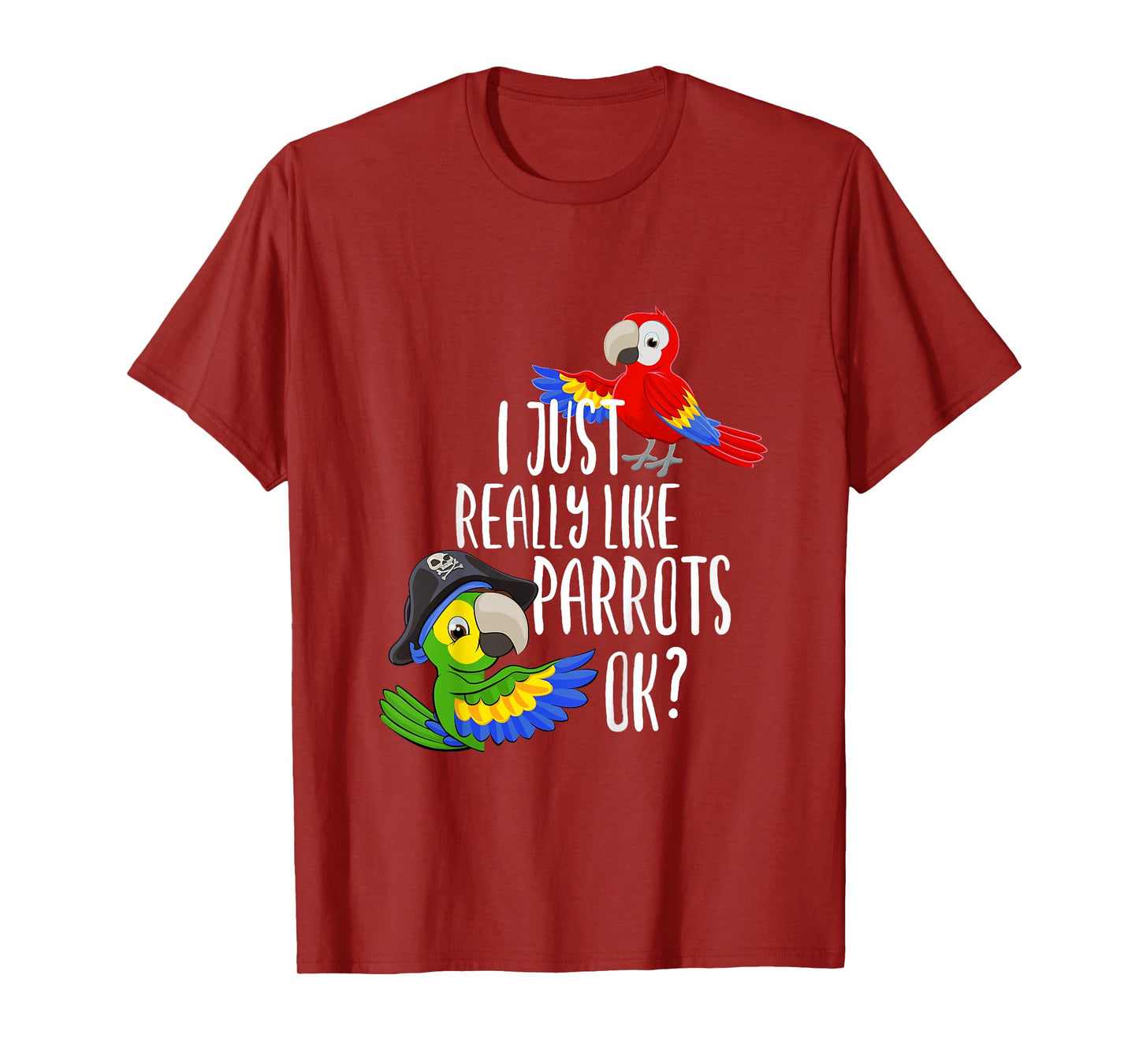 Parrot Gift Idea Parrot Saying Funny Children T-Shirt
