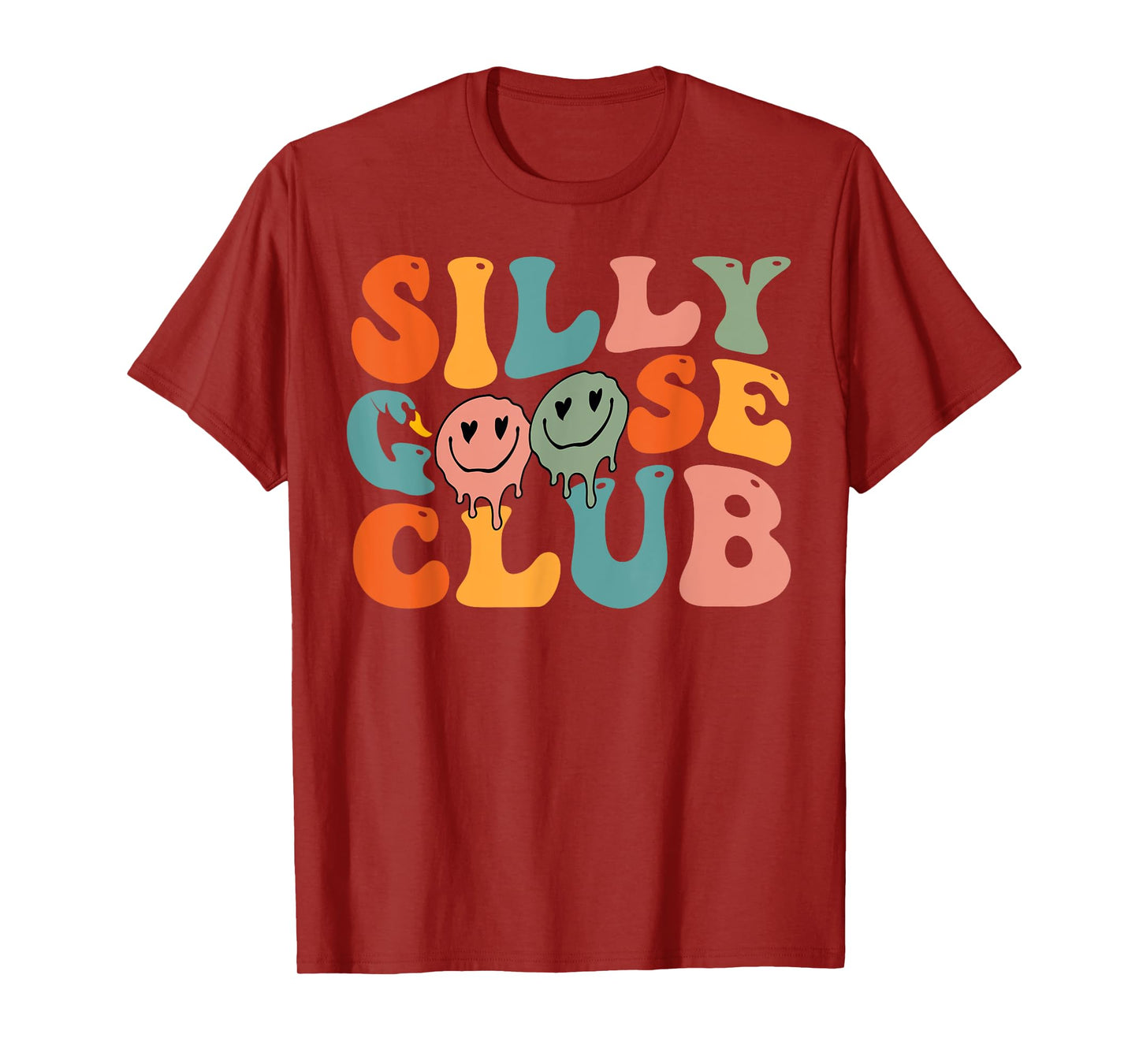 Silly Goose Club Silly Goose Meme Smile Face Trendy Costume T-Shirt