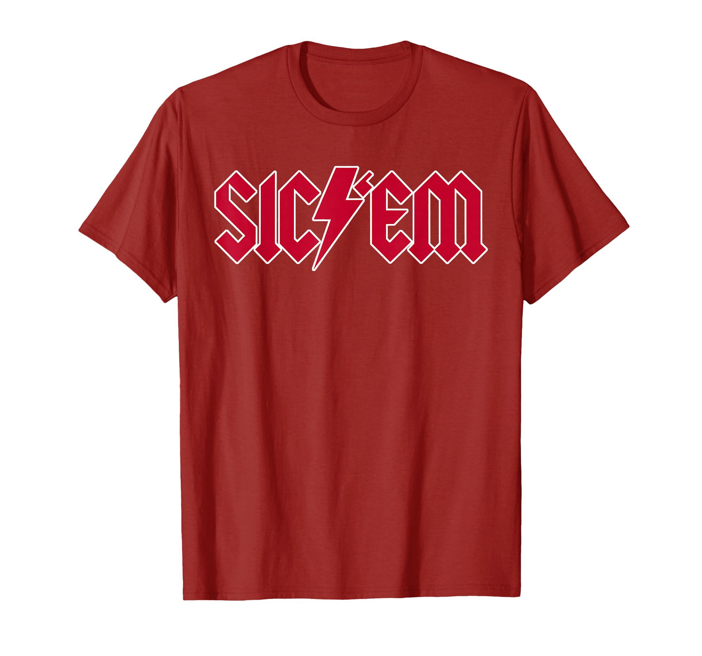 Sic'Em Go Dawgs Highschool Football Spirit Shirt T-Shirt