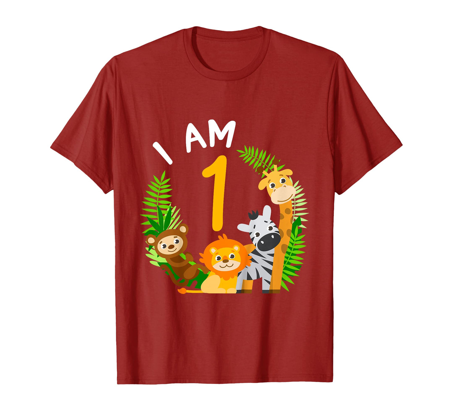 1st birthday children's birthday first birthday jungle T-Shirt