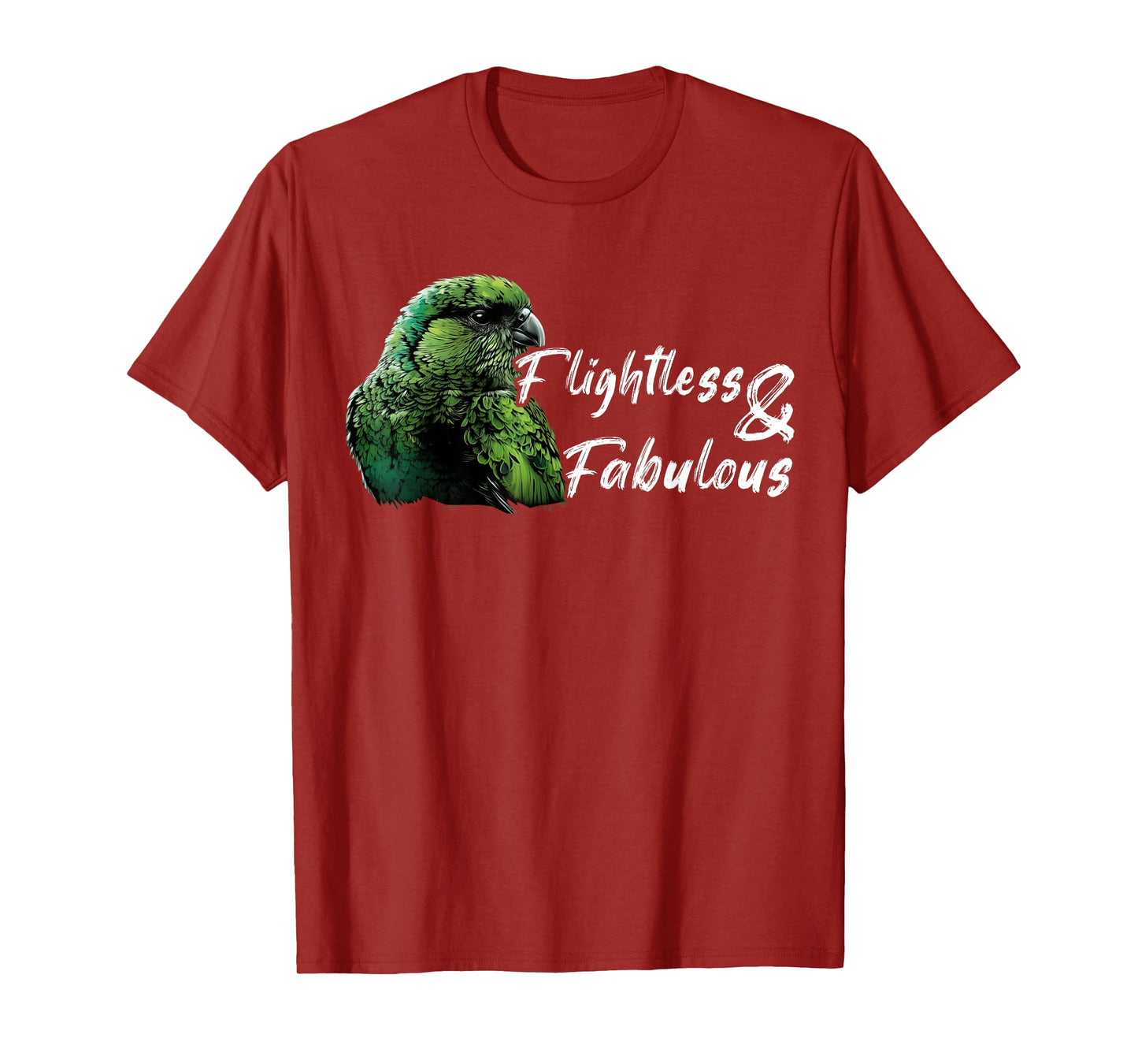 Kakapo Bird New Zealand Flightless And Fabulous Kakapo T-Shirt