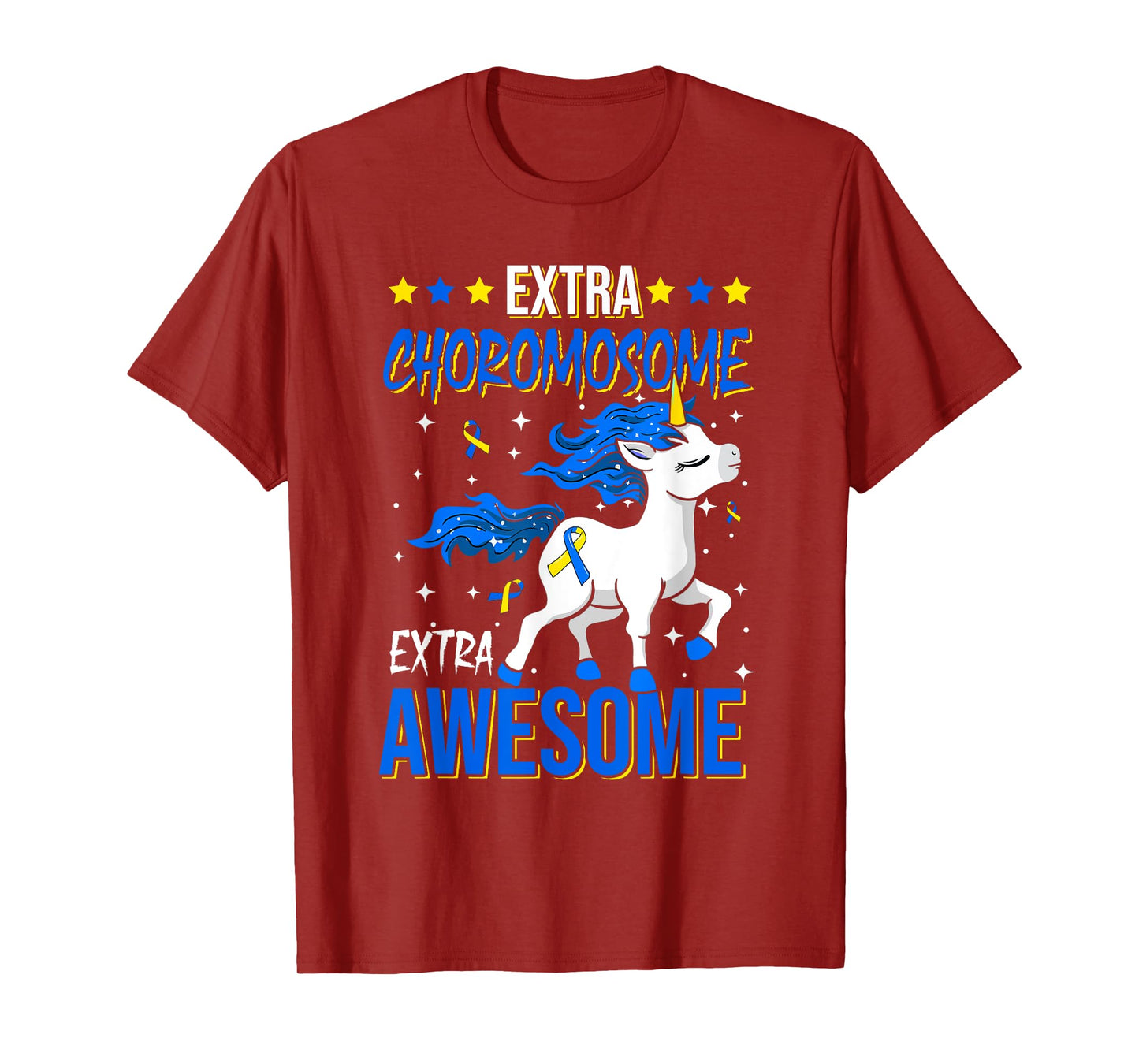 T21 Extra Chromosome Extra Awesome Down Syndrome Awareness T-Shirt