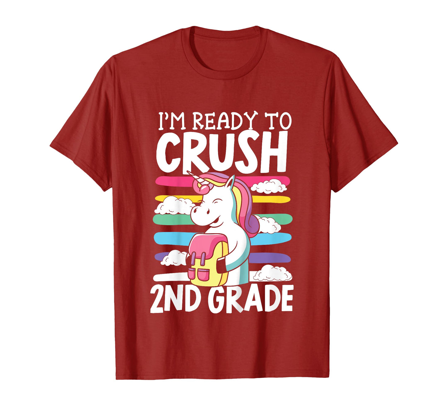 Kids I'm Ready To Crush 2nd Grade First Day Of School T-Shirt
