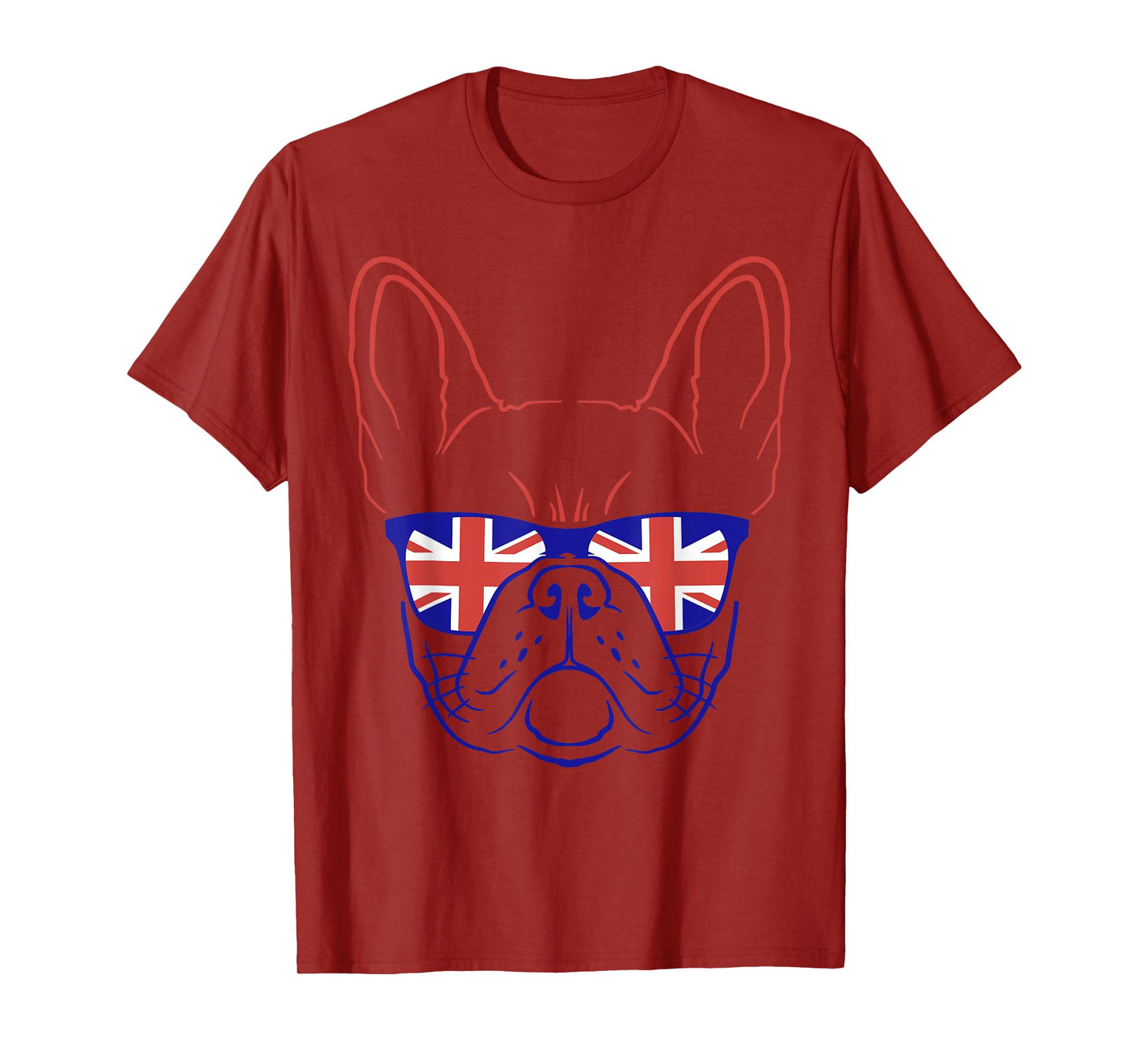 Great Britain Flag Shirt Independence Day Symbol English Dog T-Shirt