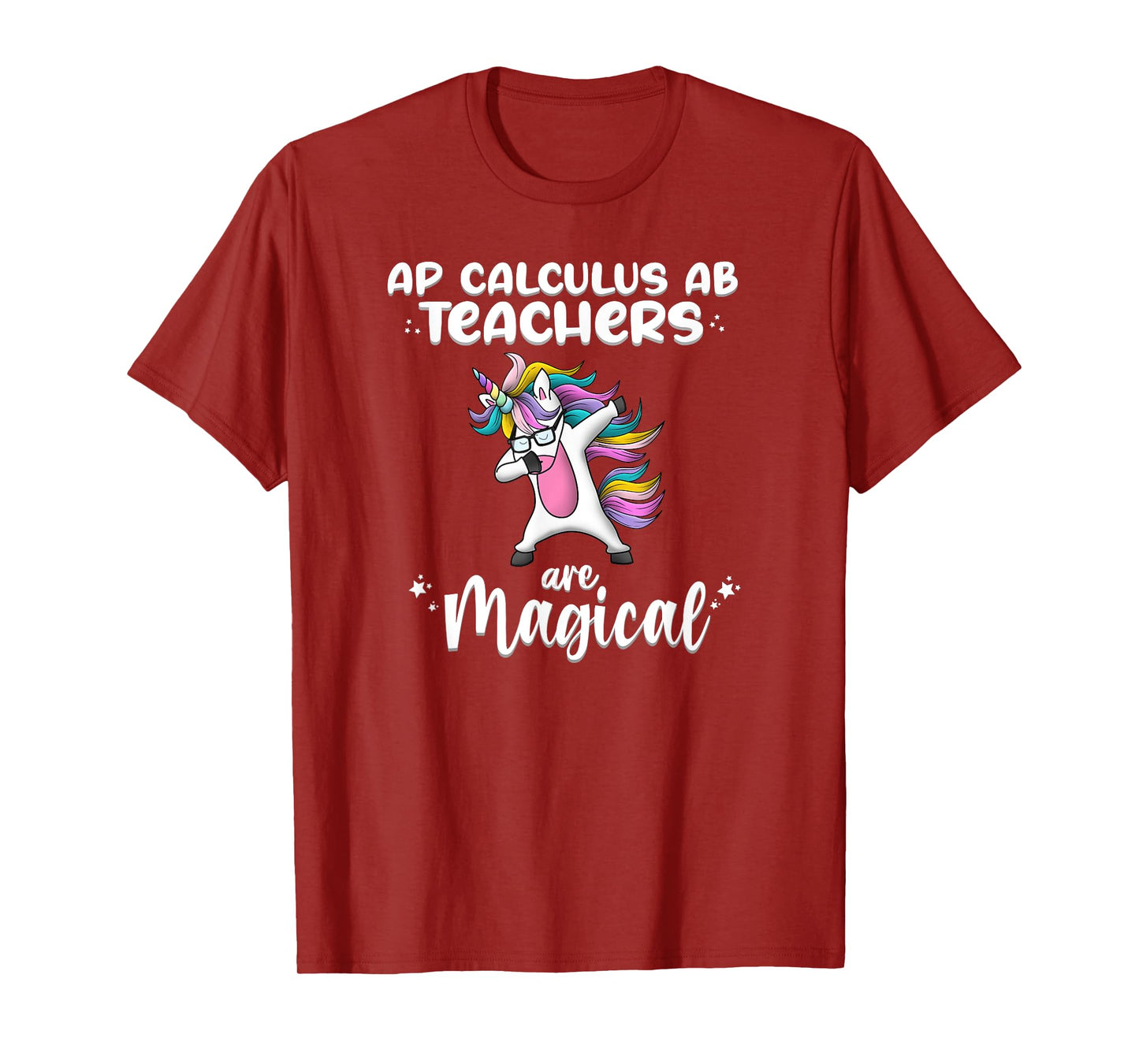 Unicorn Girl AP Calculus AB Teacher Gift Love Awesome Funny T-Shirt