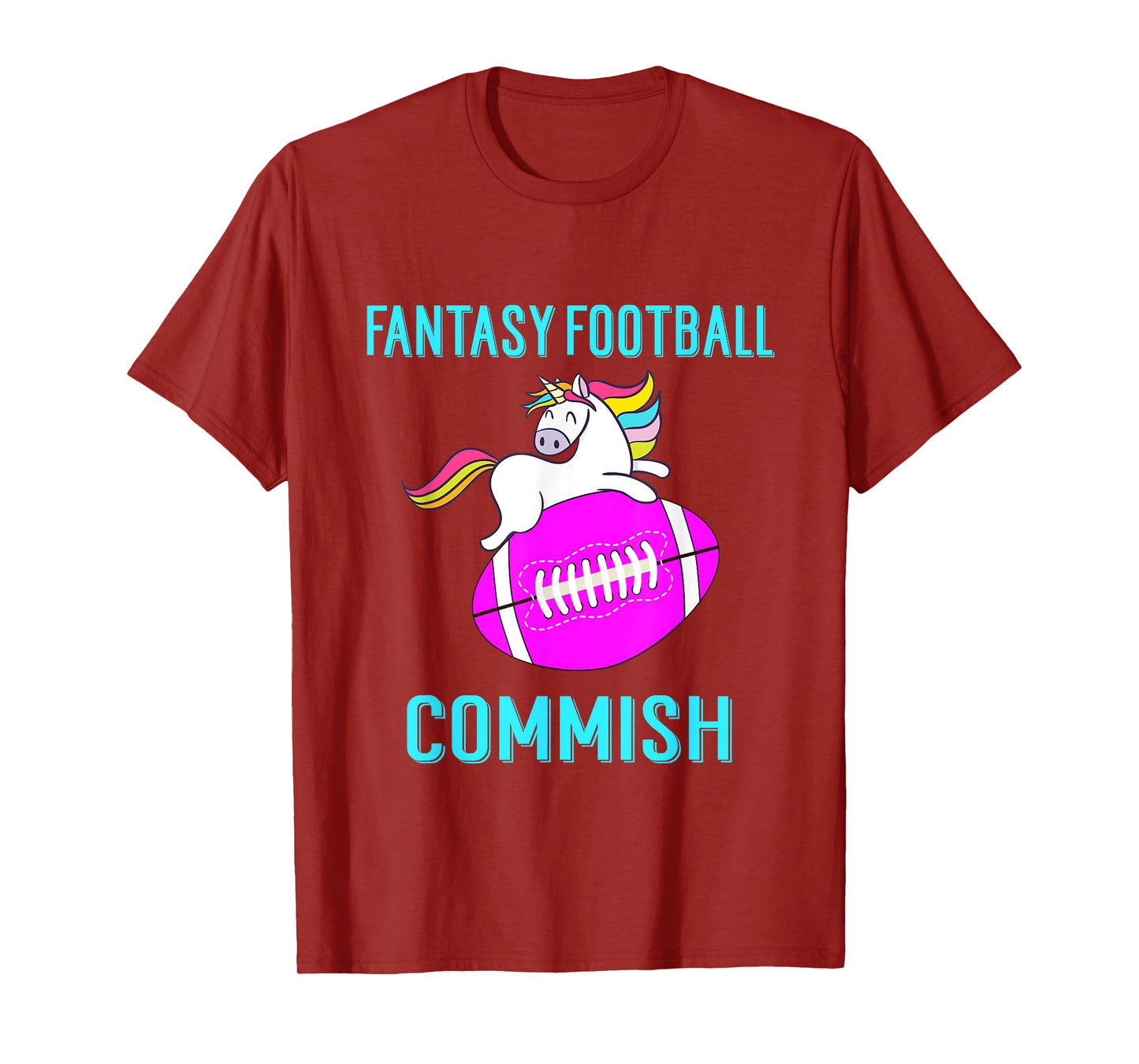 Unicorn Fantasy Football Commissioner Tshirt T-Shirt