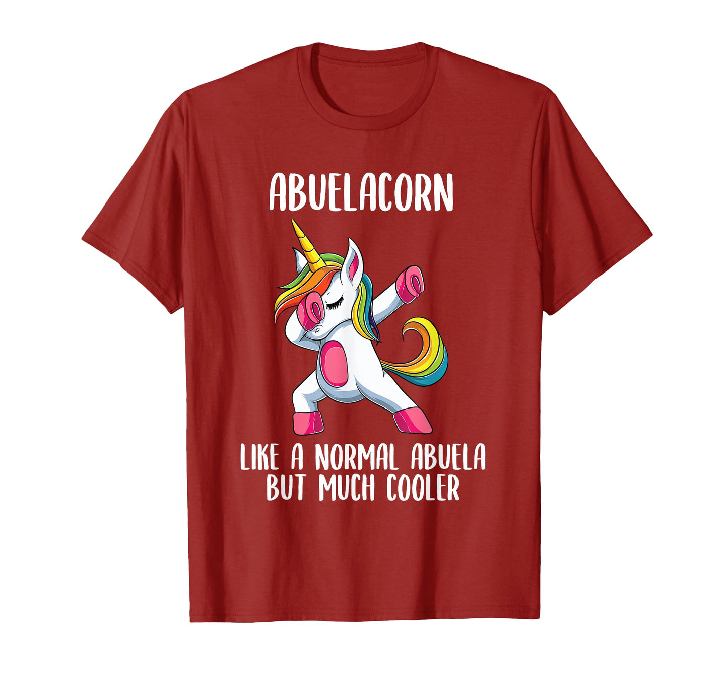Unicorn Abuela Girl Birthday Party Apparel, AbuelaCorn Cute T-Shirt