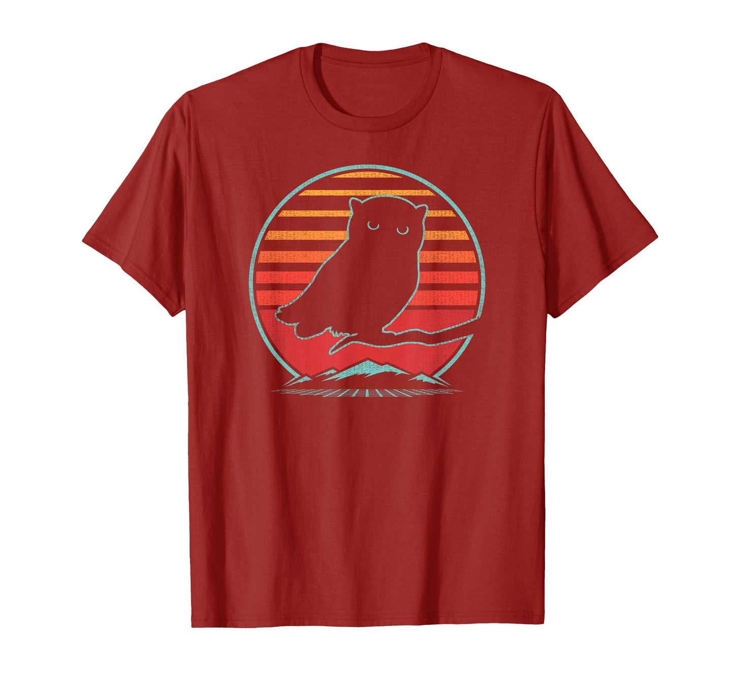 Owl Lover Bird Animal Birding Retro Vintage 80s Style T-Shirt