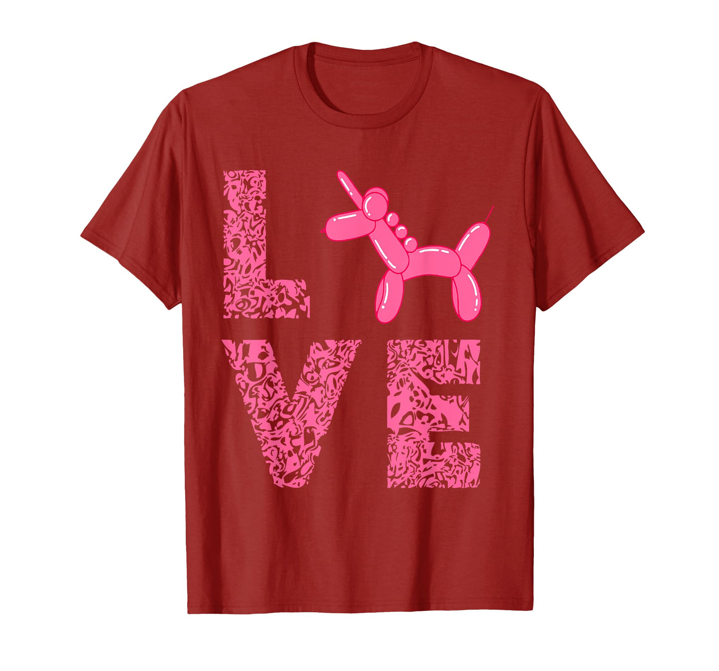 Balloon Twisting Unicorn Love Balloon Artist Balloon Animal T-Shirt