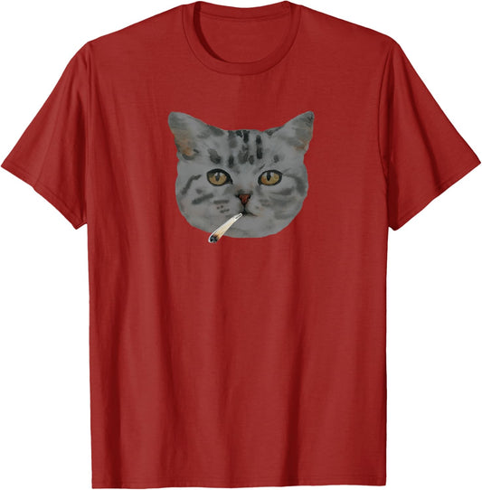 Cat Smoking a Joint Shirt T-Shirt