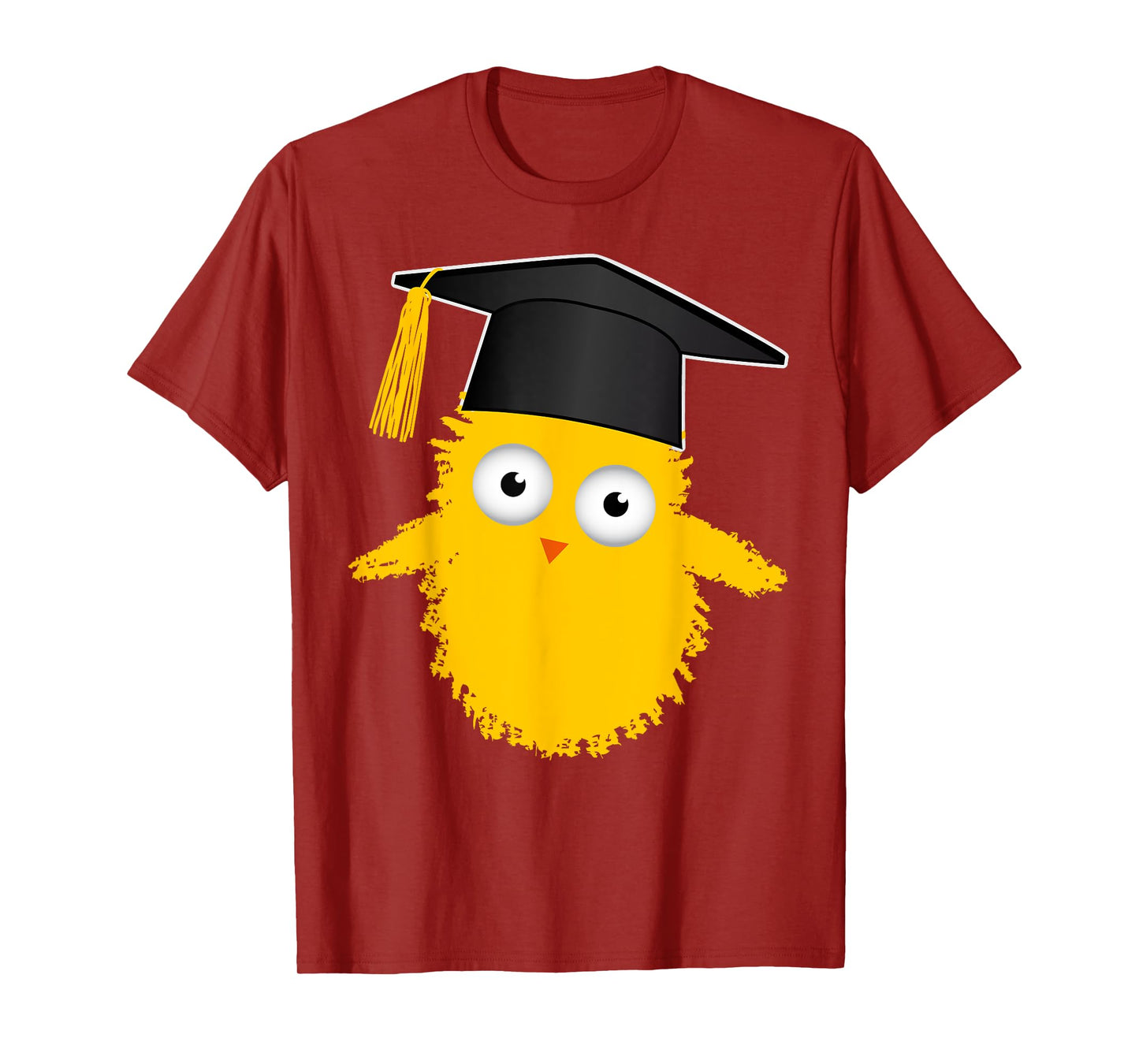 Funny Chick Chicken with Graduation Hat School Study Graduation T-Shirt