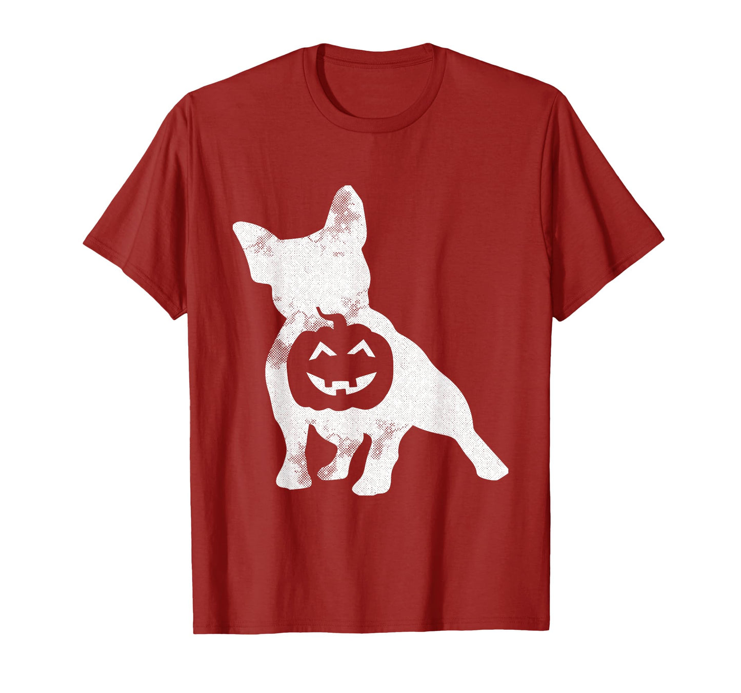 French Bulldog Lazy Halloween Costume Cute Frenchie Pumpkin T-Shirt