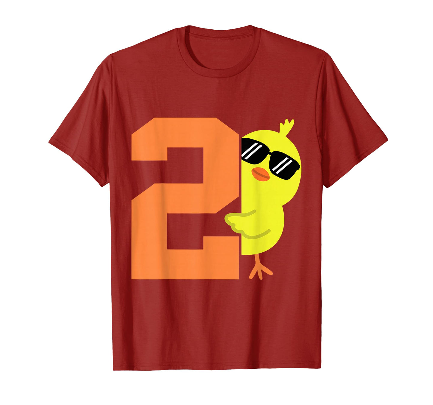 Toddler 2nd Birthday Chicken Themed 2 Year Old Boy Kid Chick T-Shirt