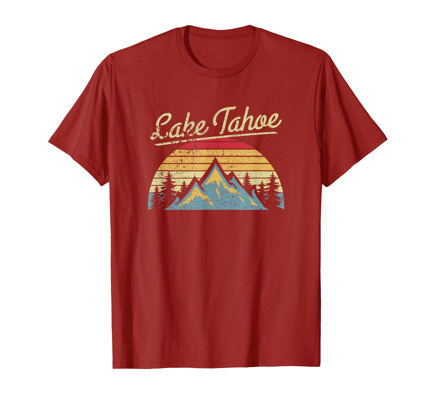 Vintage Retro Lake Tahoe National Forest T Shirt T-Shirt