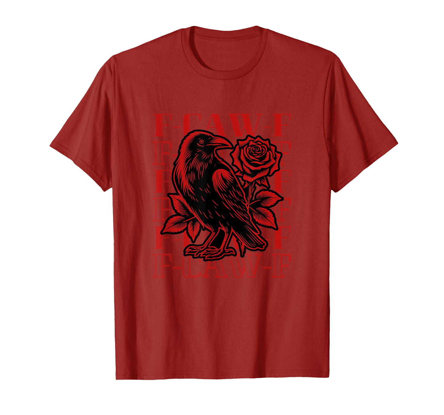 Funny F-Caw-F Crow Black Crow, F-Caw-F Black Bird T-Shirt